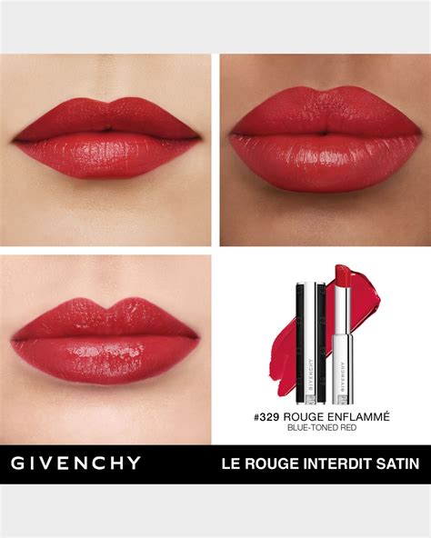 givenchy rouge interdit satin lipstick container